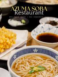 โซบะชามยักษ์ที่ Azuma Soba Restaurant
