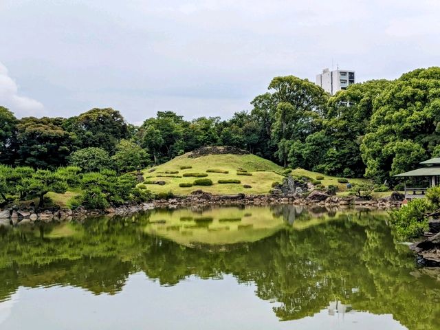 日本東京-靜謐清幽的名石山水園邸：清澄庭園