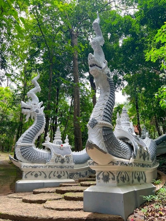 วัดสวยกลางป่าบรรยากาศหน้าฝน | วัดหลวงขุนวิน