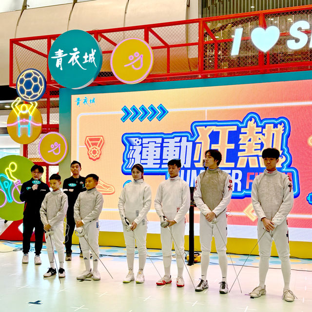 🔥全城投入 奧運狂熱！❤️‍🤺