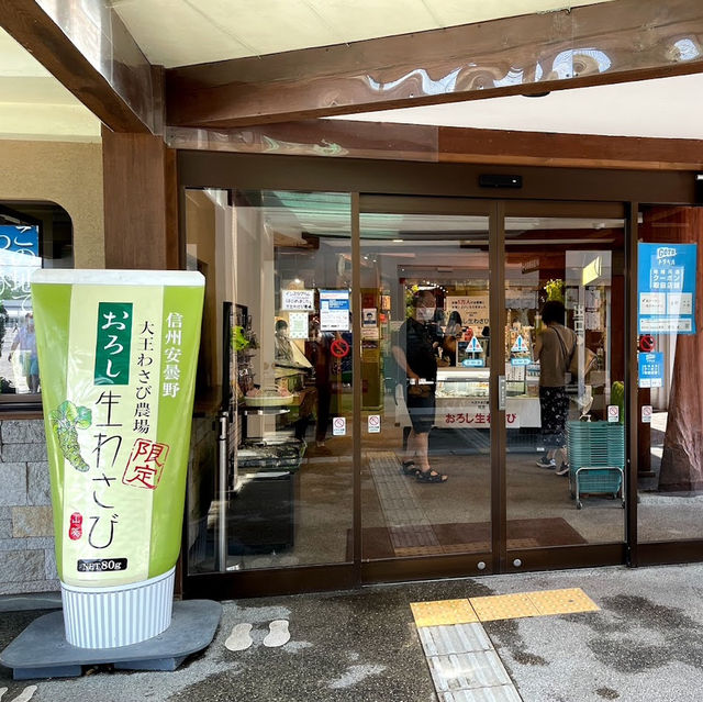 ร้านขายวาซาบิ Daio Wasabi Farm จ.นากาโนะ