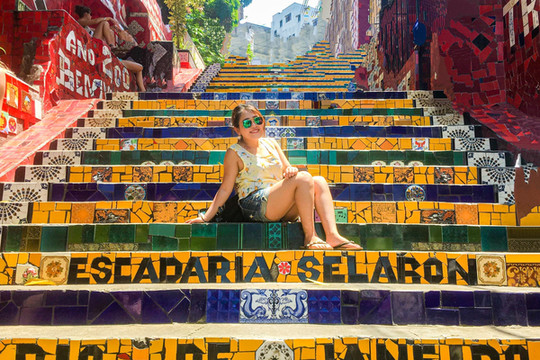 ブラジル】カラフルなタイルが創る絶景！アートな階段✨ | Trip.com