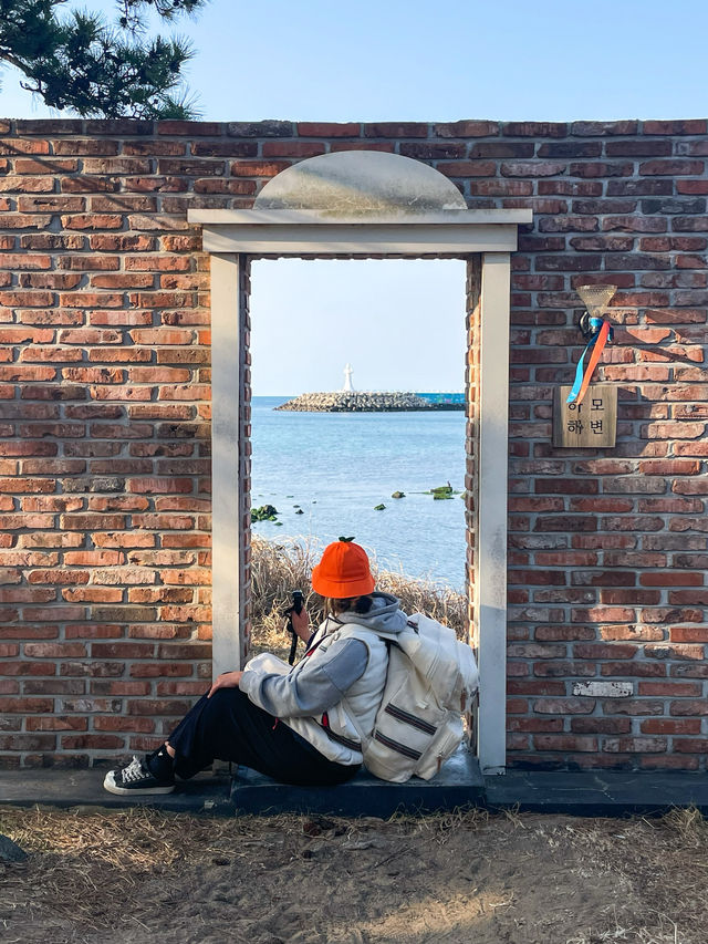 제주도 한적한 바다 ‘하모해수욕장’