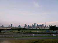 บรรยากาศยามเย็นสุดชิลริมแม่น้ำ Yodo 
