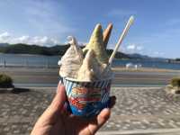 瀬戸内しまなみ海道の作りたてジェラート屋さん🍨