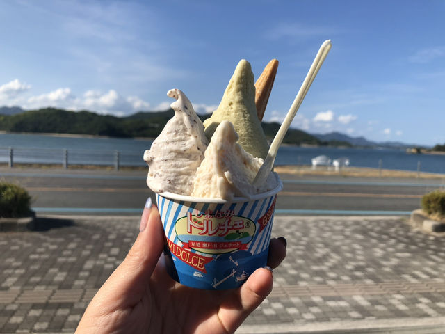 瀬戸内しまなみ海道の作りたてジェラート屋さん🍨