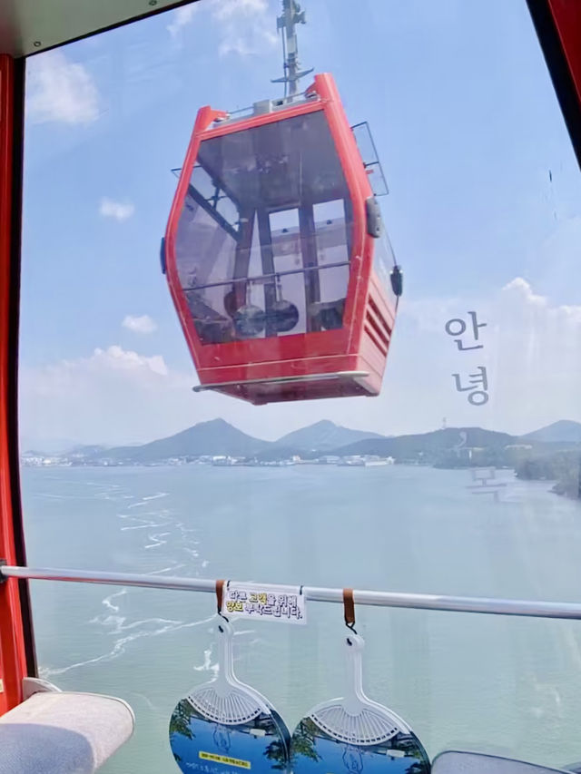 🌊바다와 마을이 보이는 해상 케이블카🩵 야외데이트 장소 추천🚠
