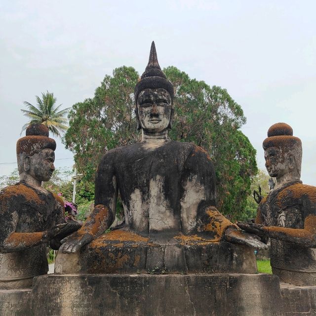Immersing in Spirituality at Buddha Park, Vientiane