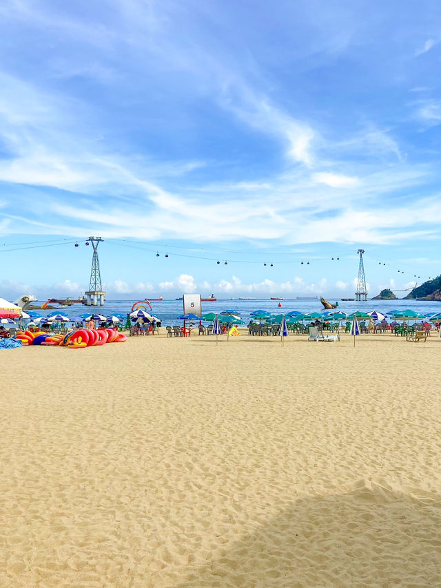 케이블카를 타고 가로지르는 청량한 부산바다 송도🩵