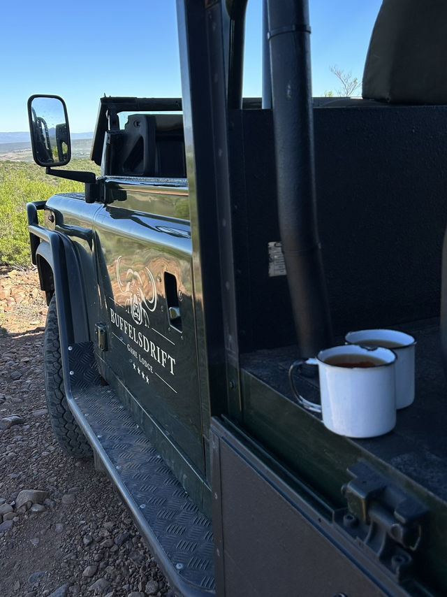 Safari picnic with nature view 