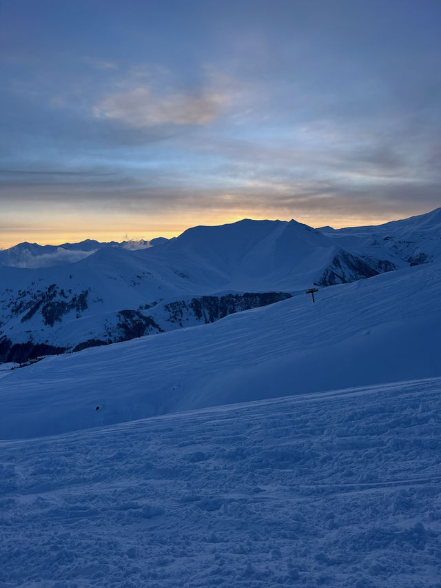 Sunset Over the Caucasus 