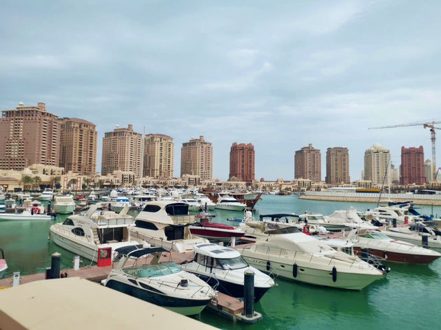 April Stroll in Doha’s Marina Mirage