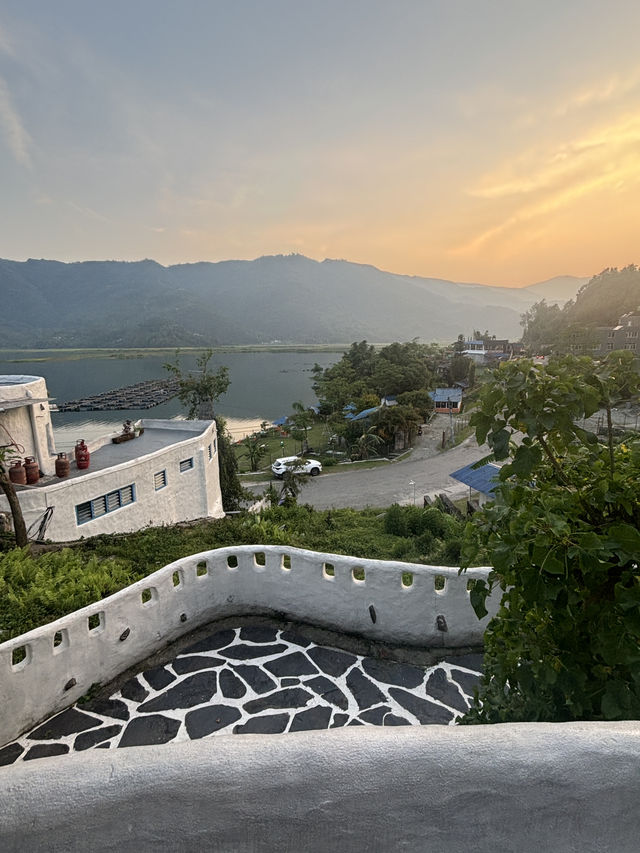Santorini Inspired Cafe in Pokhara