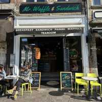 Having something sweet in Mr Waffle & Sandwich