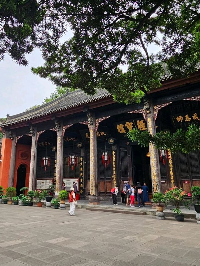Spring Strolling Through Wenshu Monastery