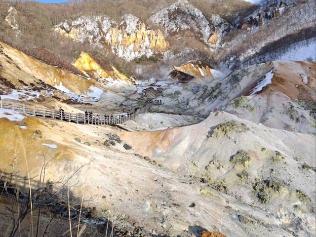 登別景點｜北海道超推薦活火山噴發口遺跡行程—登別地獄の谷