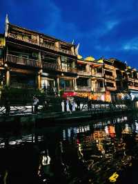 Nightlife in Fenghuang Ancient Town: A Dream by the River