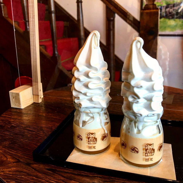 【栃木/日光🇯🇵】アイスたっぷりプリン🍮日光ぷりん亭