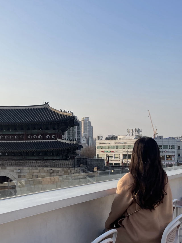 수원 행궁동 장안문 뷰 카페, 헤올커피로스터스