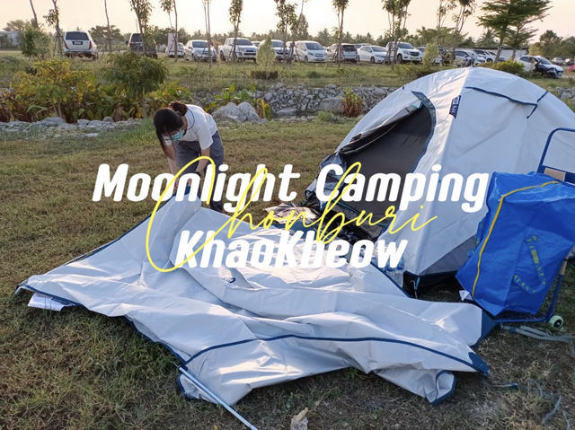 Camping กันน น น น Moonlight Camping - KhaoKheow