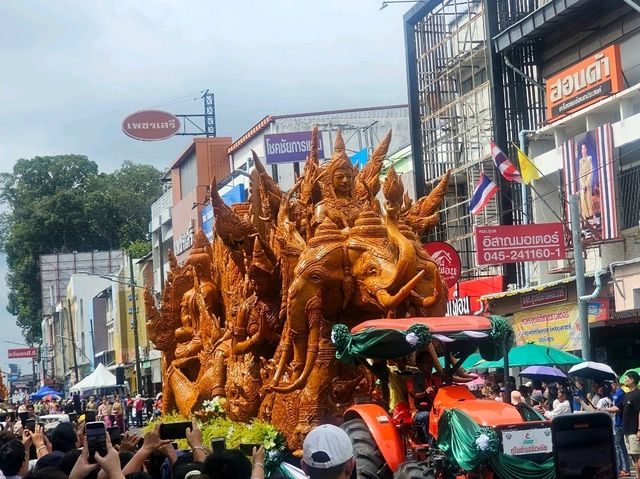 แห่เทียนอุบลราชธานี 2568 จ.อุบลราชธานี