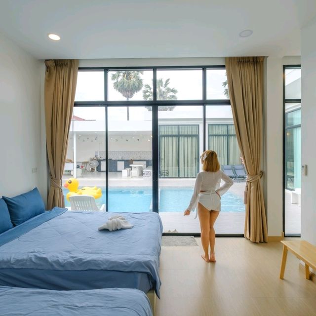 "Gelato Pool Villa" ที่พักสวย สะอาด ใกล้หาดชะอำ