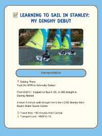 📝 Learning to Sail in Stanley: My Dinghy Debut