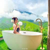#ที่พักหมู่บ้านสะปัน  บนยอดดอย แช่อ่างฟินๆ ชมหมอก