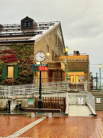 🇯🇵Otaru Canal ใบไม้เปลี่ยนสี🍁ในวันฝนพร่ำ 🌧️