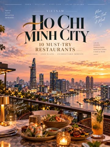 🇻🇳🍜 10 Restaurants to Try in Ho Chi Minh City — A Food Lover’s Little Guide!