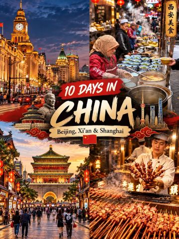 10 Days in China: Beijing, Xi'an & Shanghai 🇨🇳
