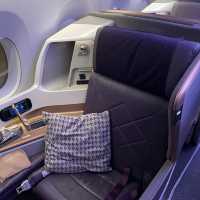 Singapore Airlines Business Class SIN-IST