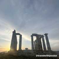 Temple of Poseidon at Sunset