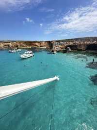 【在馬爾他的海中心，blue lagoon! 駕駛着小型噴射快艇Jet Ski ! 】