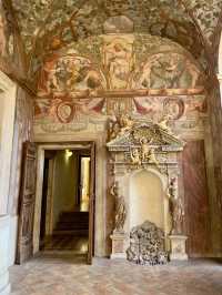 Painted Frescoes at the Palazzo
