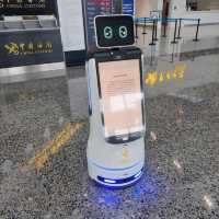Xi'an airport is an elegant, new airport.