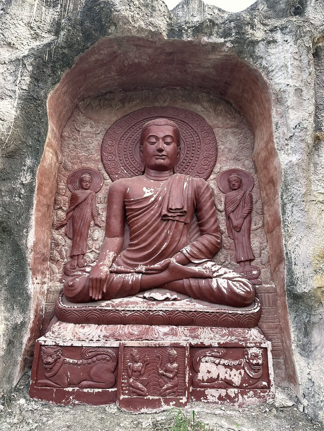Surreal cave temple experience
