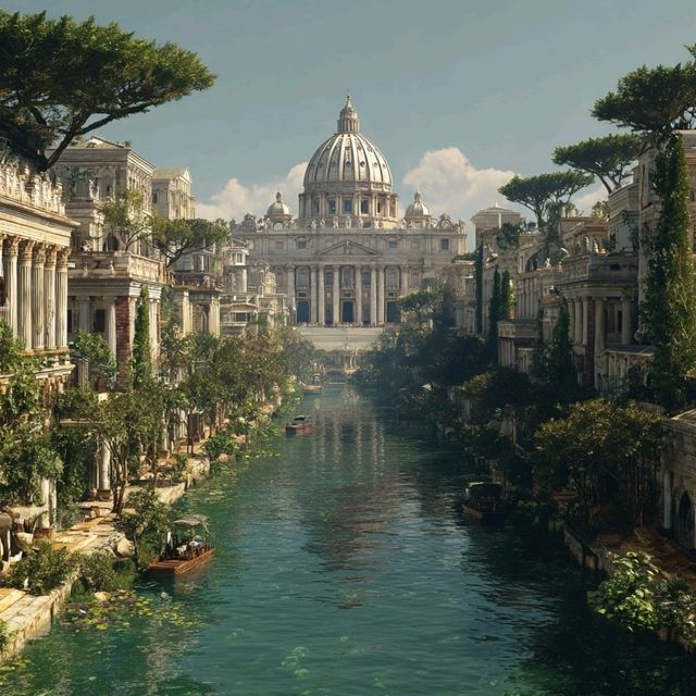 Rome Reimagined: Eternal Reflections by the Tiber 🌿🏛️