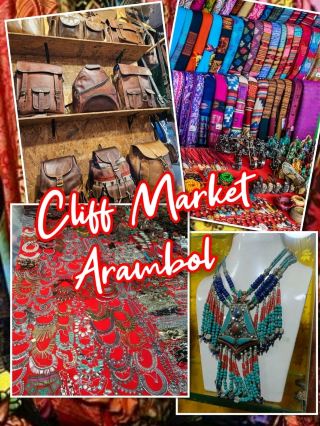 アランボールでの買い物：クリフマーケット、タウンマーケット、そしておすすめのお酒。