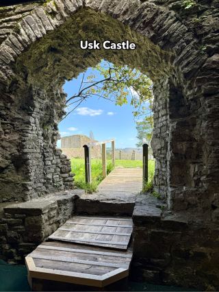 Usk Castle, South Wales