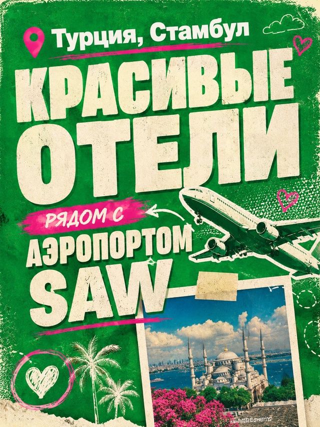 Стамбул отели рядом с SAW аэропортом - красивые, по низкой цене