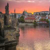 Prague's Famous Bridge!