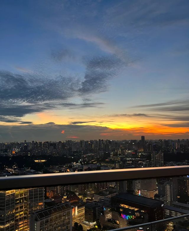 When you come to Singapore, you must experience the Rooftop Infinity pool.