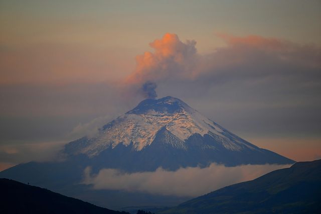 Ecuador's volcano has been in a continuous state of activity.