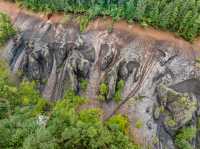 位於長白山腳下值得逛的景點推薦——聚龍火山石林