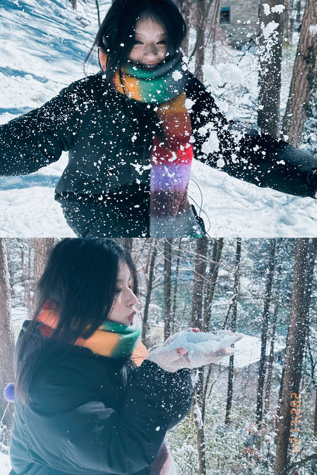 廬山的雪景真的很美！！