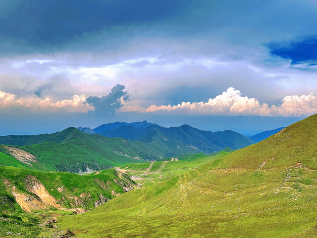 拉脊山 不輸新疆的風景