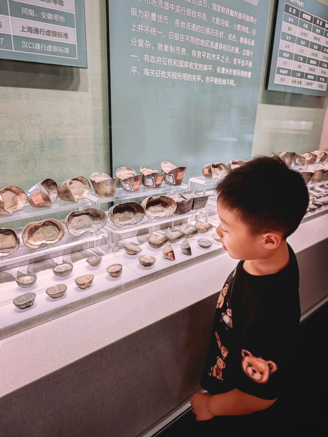 中國錢幣博物館，帶著娃數錢