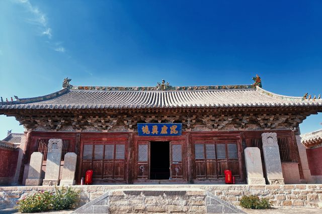 五台山泉打卡定襄洪福寺。