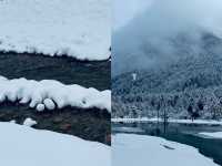 11.4實況 | 下雪的畢棚溝美到 Next level。